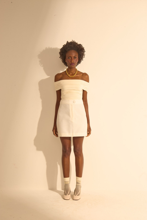 Aluf — MINI SAIA LOLITA OFF WHITE