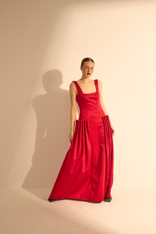 VESTIDO PROSA VERMELHO