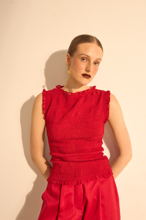 Aluf — BLUSA SONETO VERMELHO