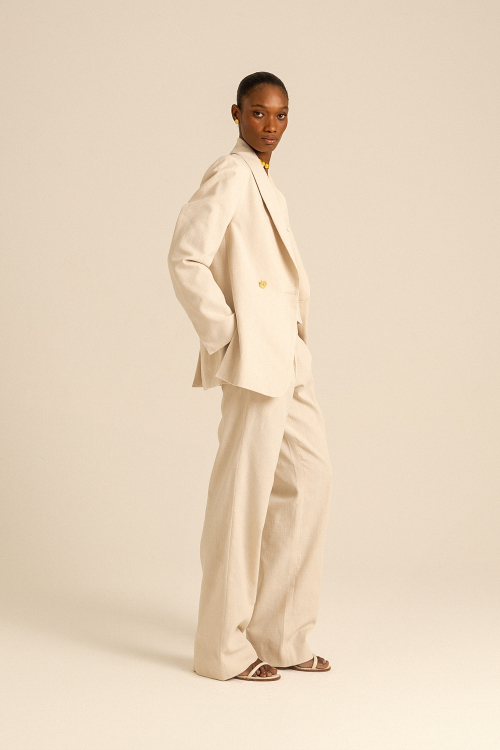 CALÇA LAURIANO BEGE