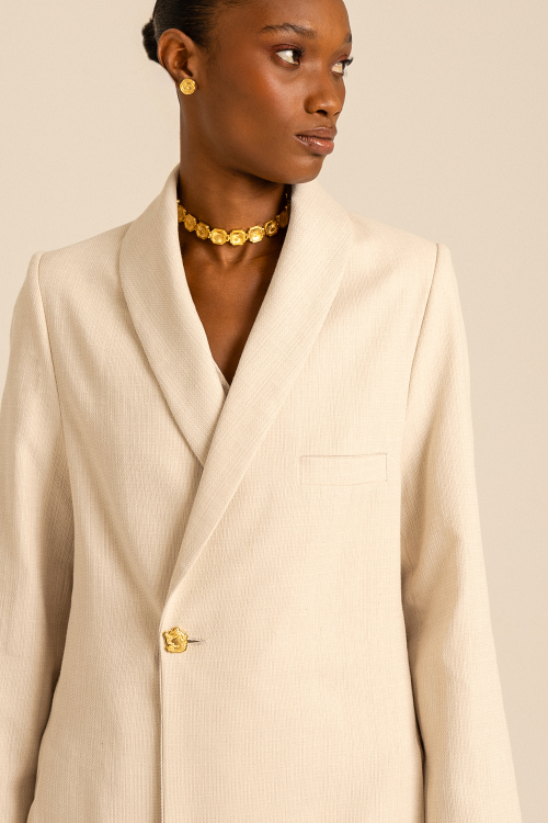 BLAZER LAURIANO BEGE