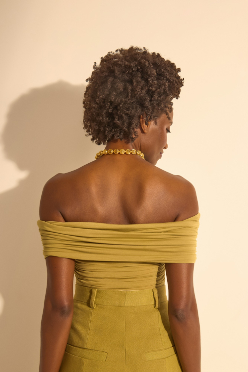 Aluf — BLUSA AMELIE PISTACHE
