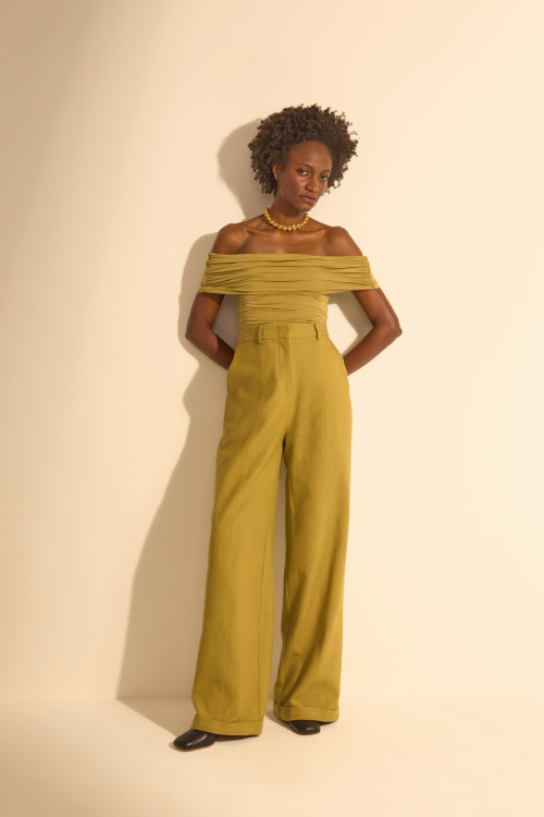 Aluf — BLUSA AMELIE PISTACHE