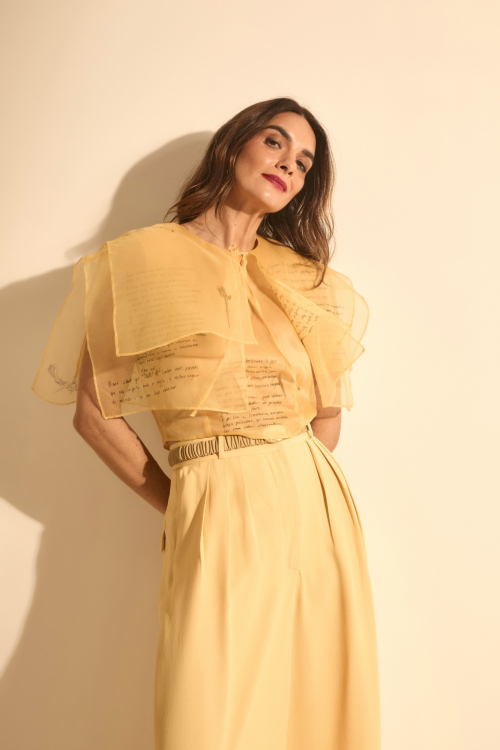 Aluf — BLUSA CARTAS PAPIRO
