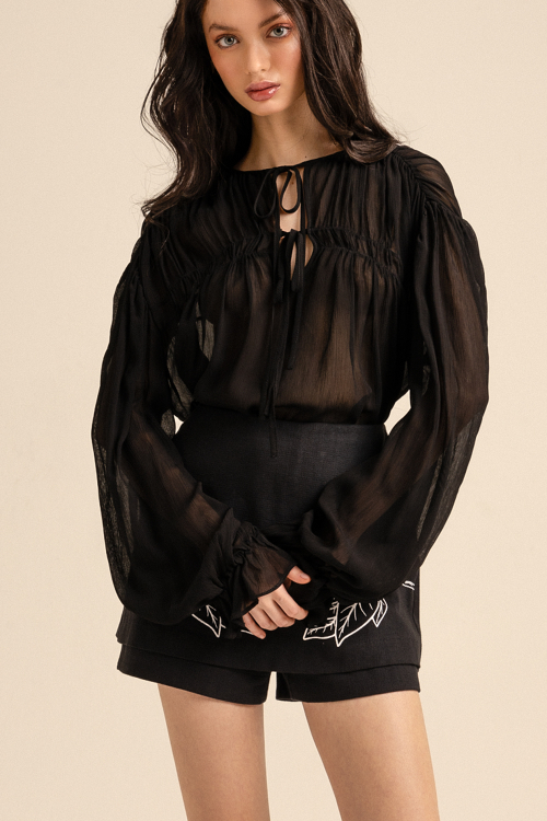 Aluf — ALUF - Blusa Eva Preto