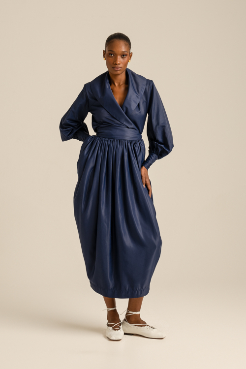 BLUSA IMPÉRIO MARINHO