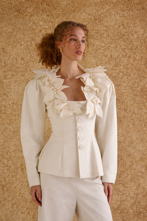 BLUSA LOLITA FLORES CRU