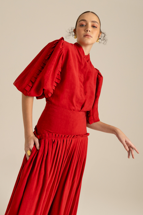 BLUSA NINA VERMELHO