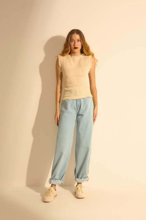 BLUSA SONETO OFF WHITE