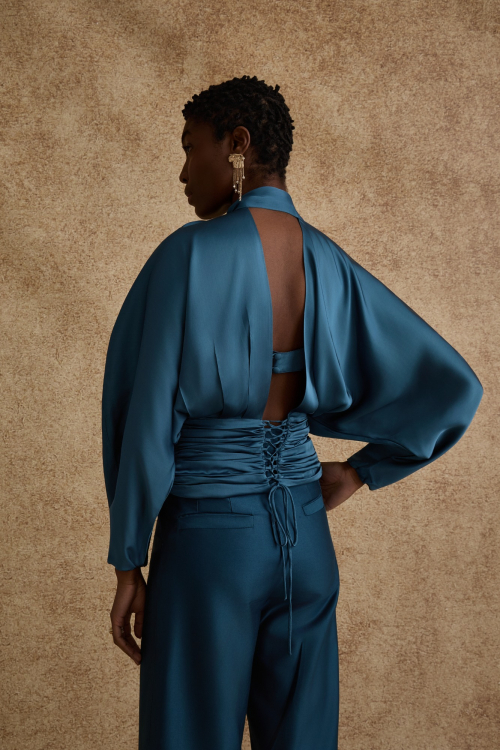 Aluf — BLUSA VENTO AZUL PETRÓLEO