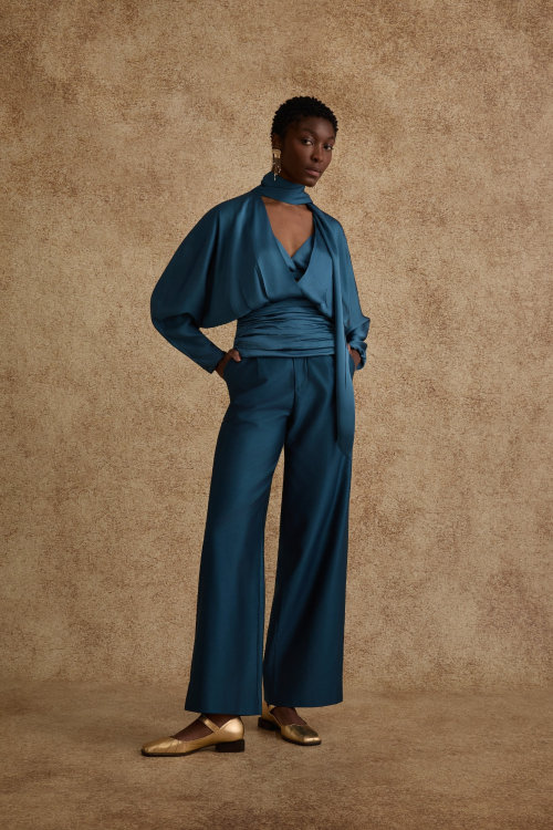 Aluf — BLUSA VENTO AZUL PETRÓLEO