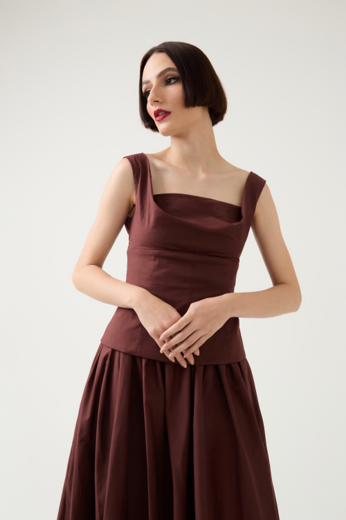 Aluf — ALUF - Blusa Corset Cacau