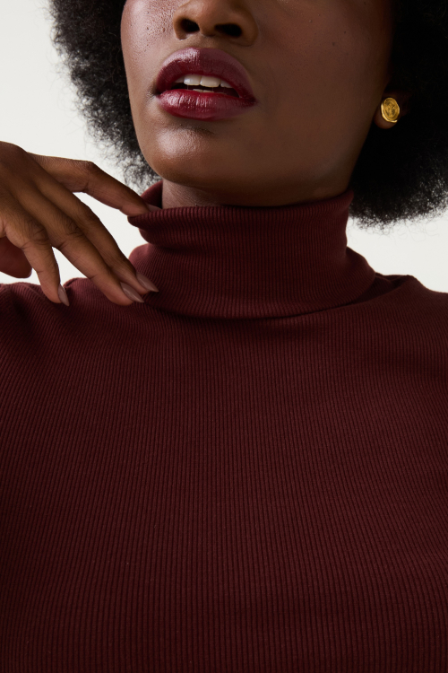 Aluf — ALUF - Blusa Rolin Cacau