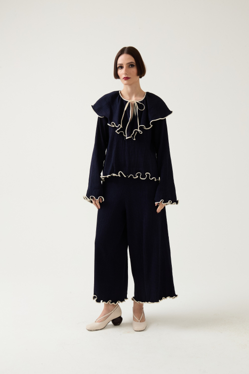 CALÇA MERLIN  MARINHO LENZING™ ECOVERO™ 