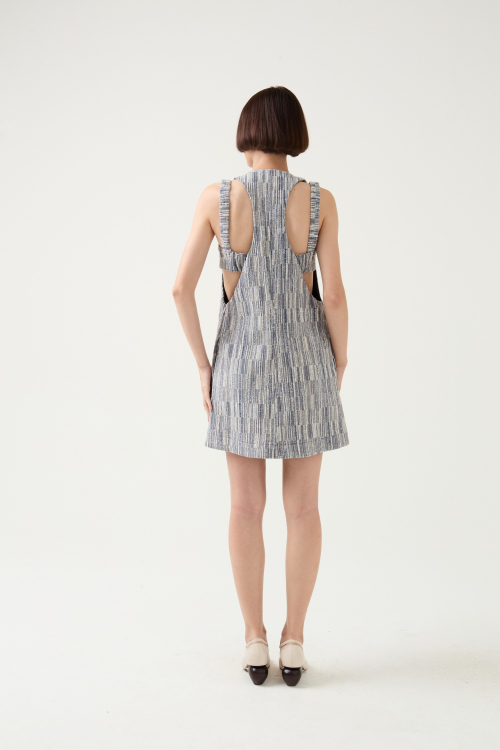 Aluf — ALUF - Mini Vestido Cirque Índigo