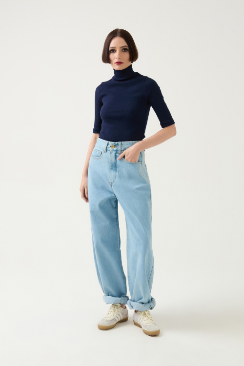 Aluf — ALUF - Blusa Rolin Marinho