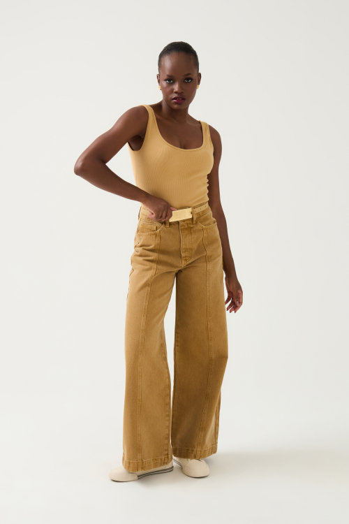 CALÇA ROCO PALHA