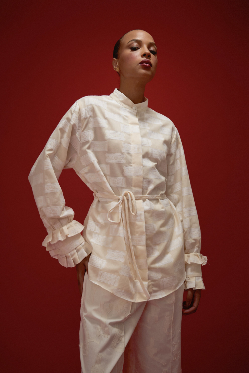Aluf — ALUF - Camisa Ticket Off White