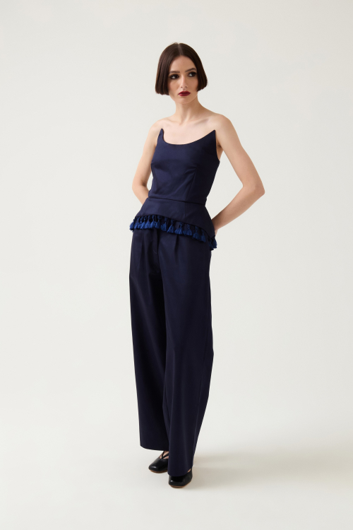 CORSET ARLEQUIM MARINHO LENZING™ ECOVERO™