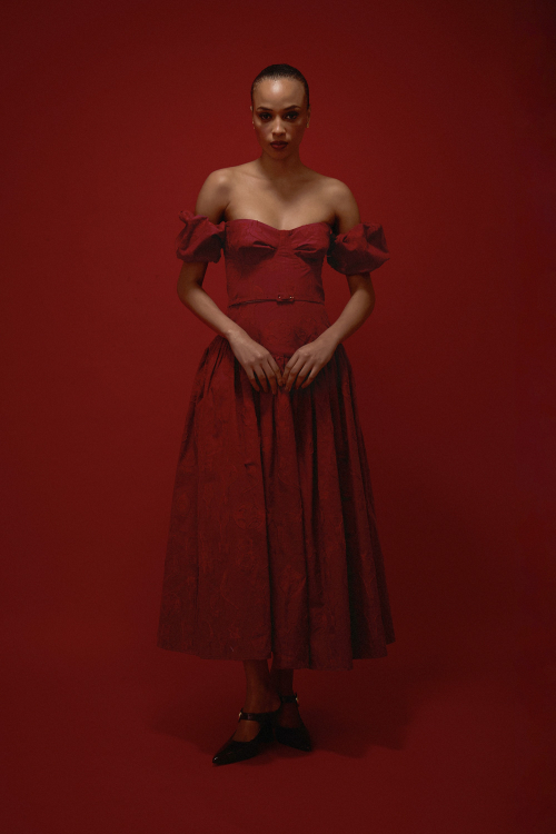 VESTIDO MALABARES BORDÔ