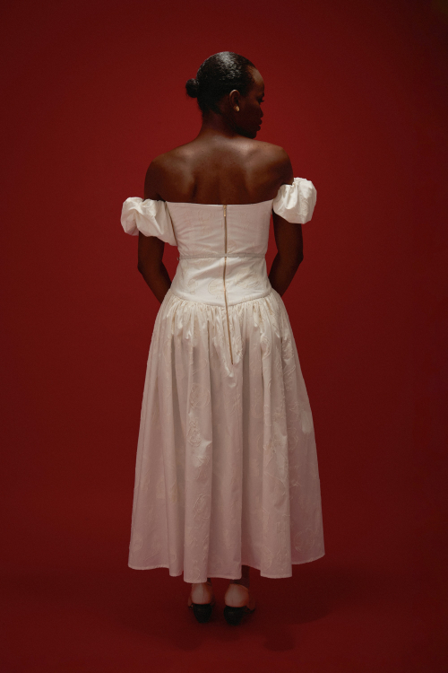 Aluf — ALUF - Vestido Malabares Off White