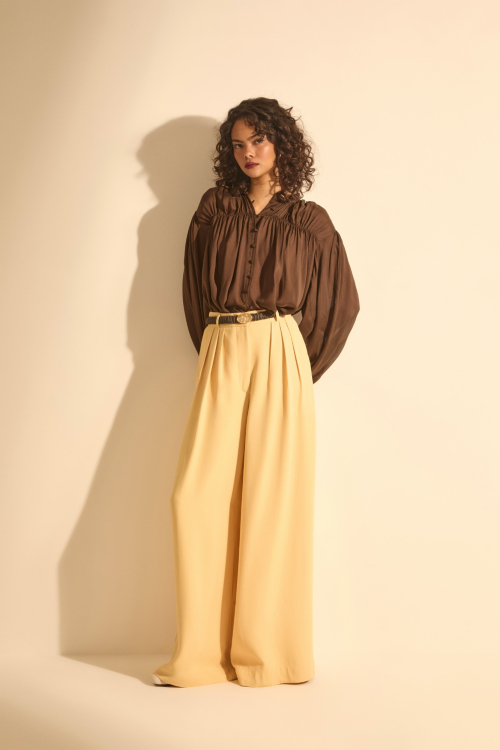 Aluf — BLUSA CAMILLE TABACO