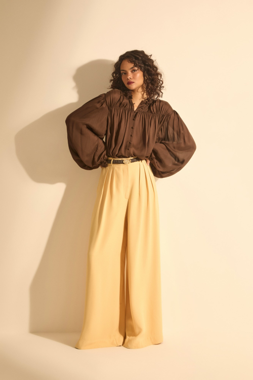 Aluf — BLUSA CAMILLE TABACO