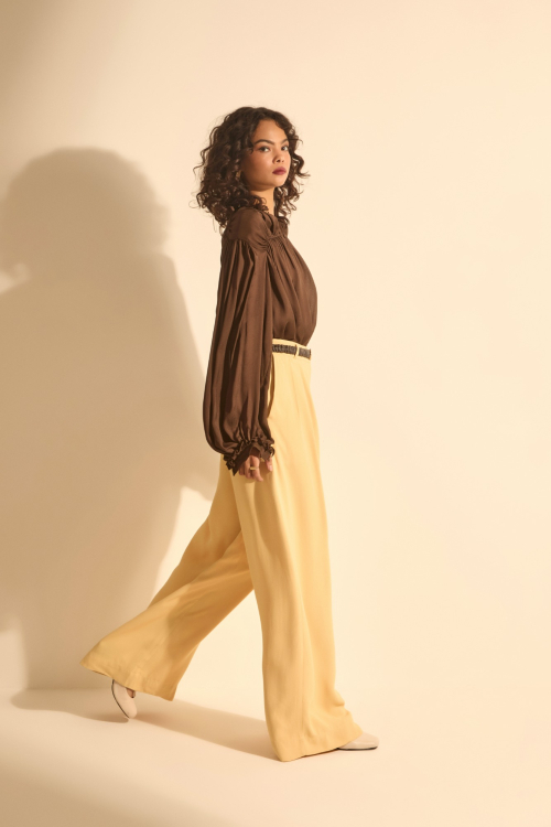 Aluf — BLUSA CAMILLE TABACO