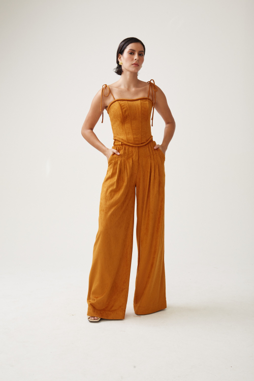 CALÇA VEVI COBRE LENZING™ ECOVERO 