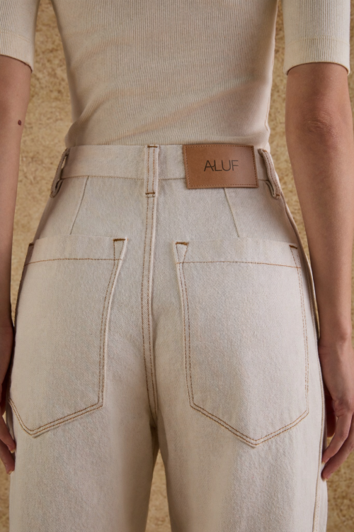 Aluf — ALUF - Calça Acrobata Cru
