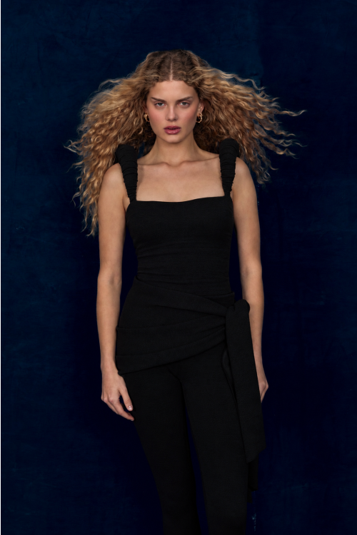 CALÇA BOUCLÉ	PRETO