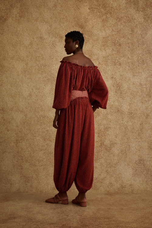 Aluf — CALÇA GRÃO DE AREIA VERMELHO