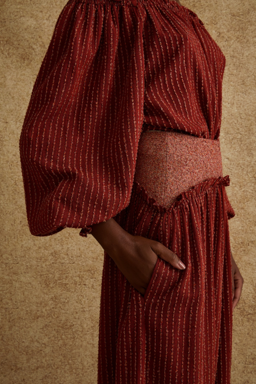 Aluf — CALÇA GRÃO DE AREIA VERMELHO