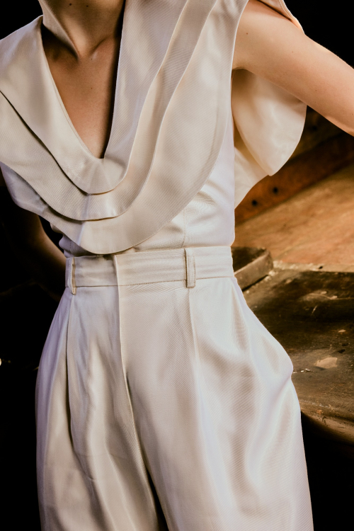 Aluf — CALÇA GRETA OFF WHITE