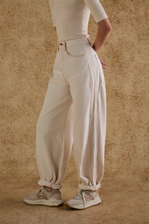 Aluf — ALUF - Calça Acrobata Cru