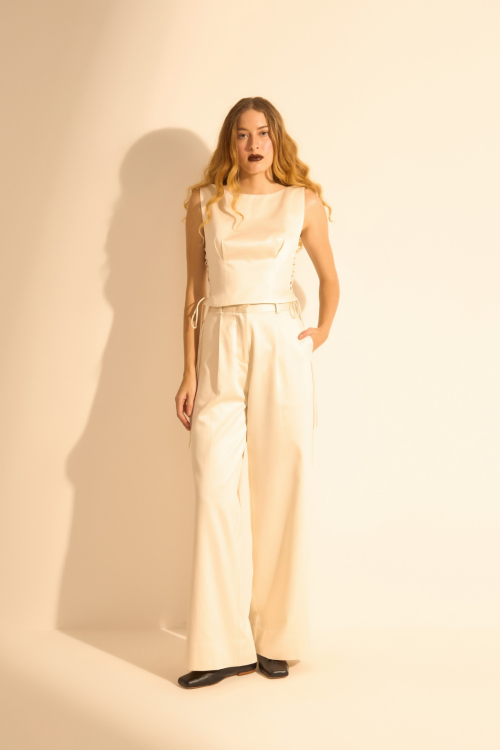 CALÇA PROSA OFF WHITE