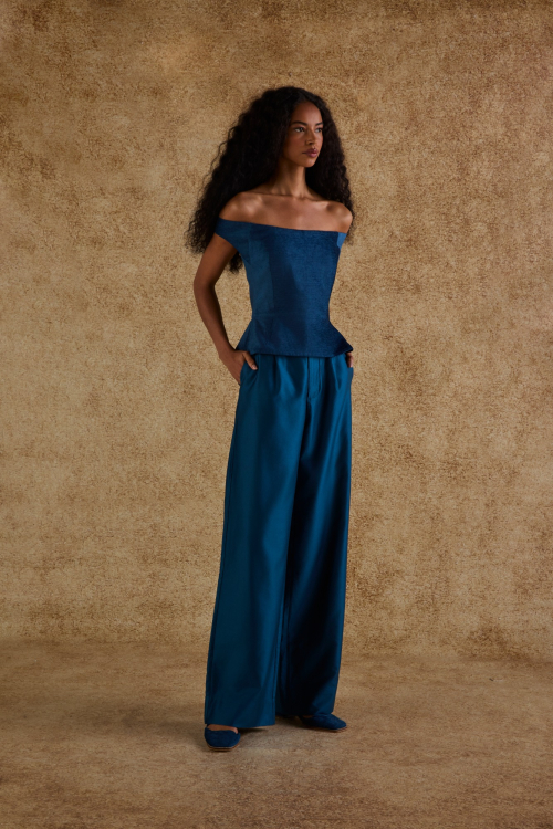 Aluf — CORSET AMPULHETA AZUL PETRÓLEO