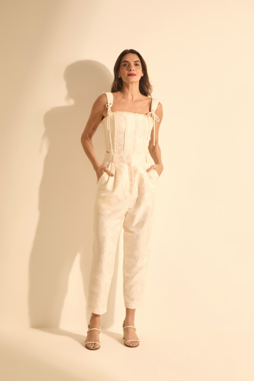 CALÇA LAVANDA OFF WHITE