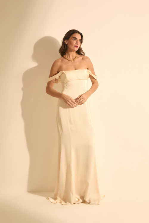 VESTIDO MOULIN LONGO OFF WHITE