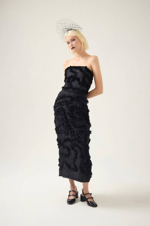 CORSET SALTIN ATELIÊ PRETO