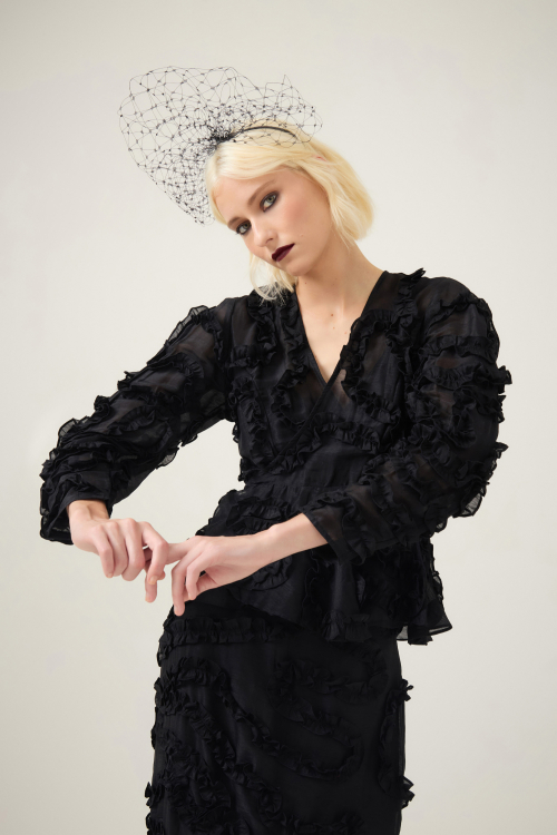 Aluf — ALUF - Blusa Saltin Ateliê Preto