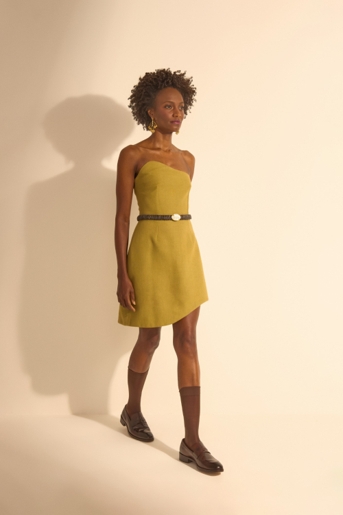 Aluf — MINI VESTIDO ALTER PISTACHE