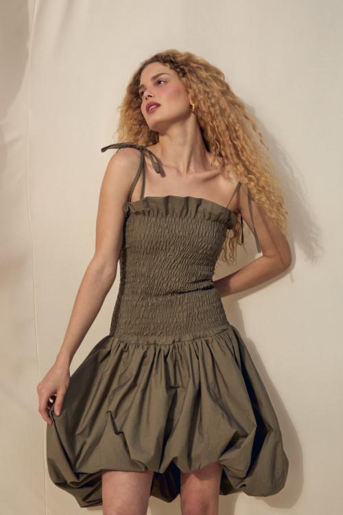 MINI VESTIDO MERIDIANO MILITAR	 
