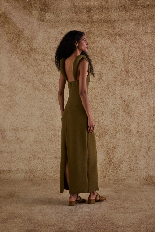 Aluf — VESTIDO CECI JUTA VERDE