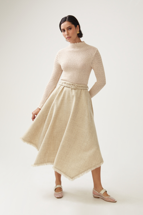 SAIA PAGU BEGE MESCLA