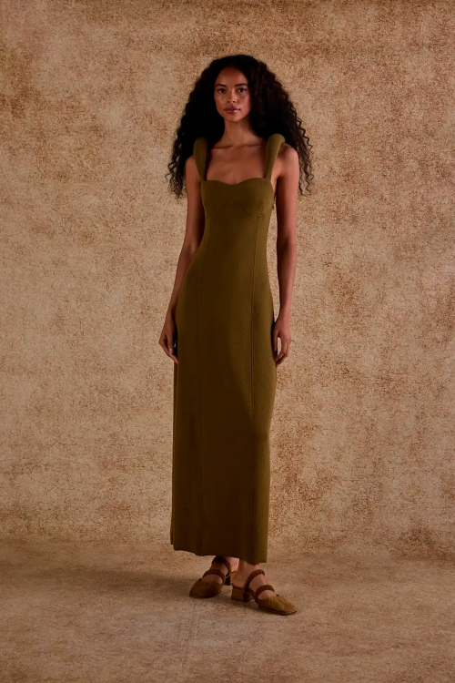 VESTIDO CECI JUTA VERDE