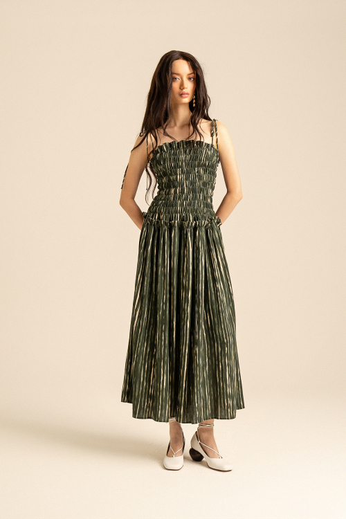 VESTIDO AQUARELA VERDE