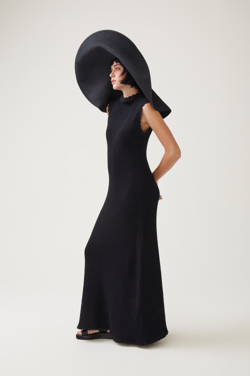 VESTIDO BORDIN PRETO