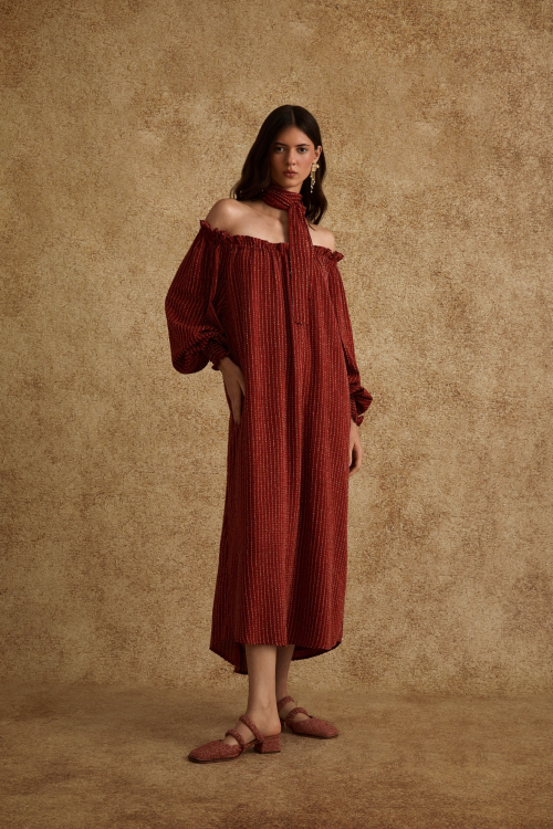 Aluf — VESTIDO DESERTO VERMELHO