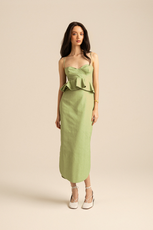 VESTIDO LAURIANO VERDE